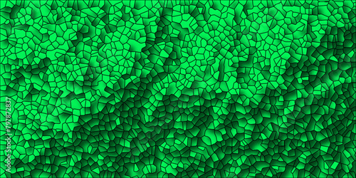 3D broken glass quartz vonoroi diagram vector background.Papercut geometric mosaic tiles pattern background.Seamless vintage vector background.
