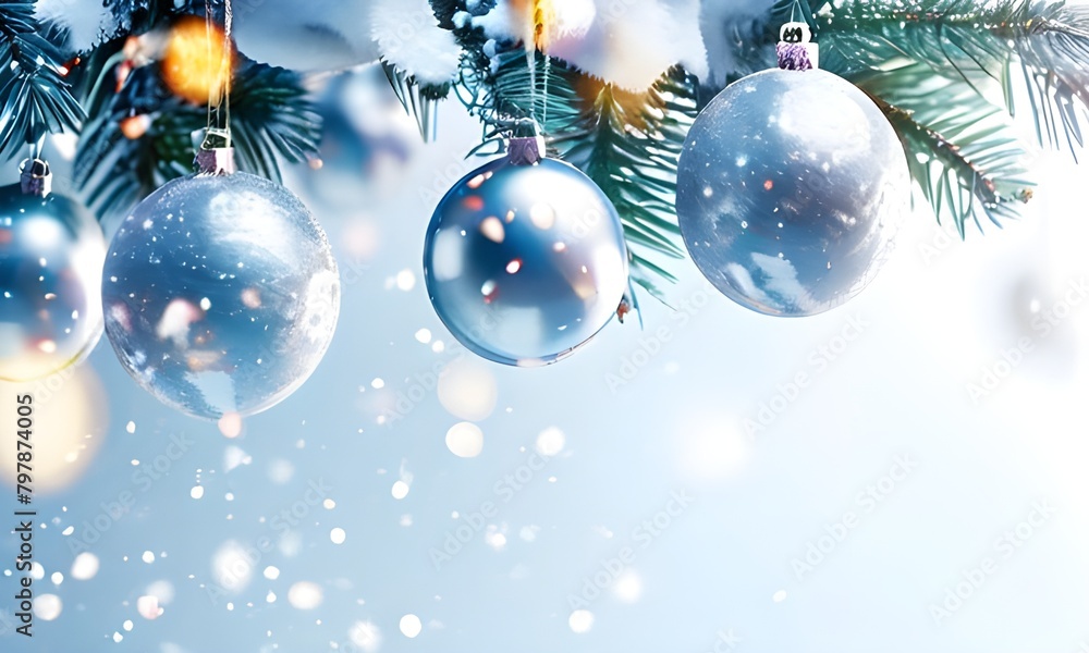 blue christmas background with balls blue christmas background with balls