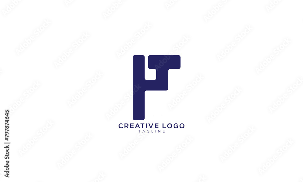 PT TP Abstract initial monogram letter alphabet logo design PT TP Abstract initial monogram letter alphabet logo design