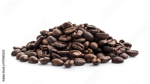 coffee beans on a isolated background