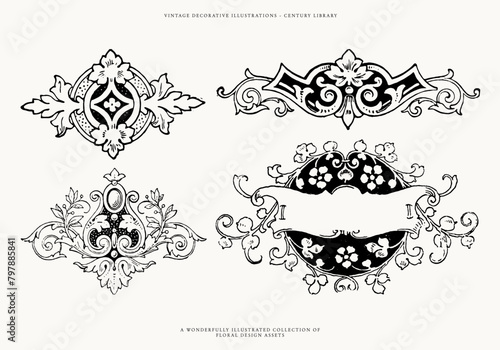 Vintage Decorative Banner Designs