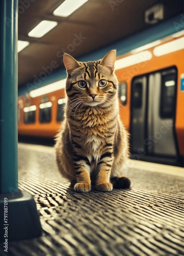 cat on the roof