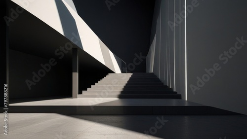 corridor with columns