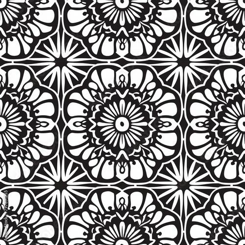 Craft a tile with intricate lace patterns