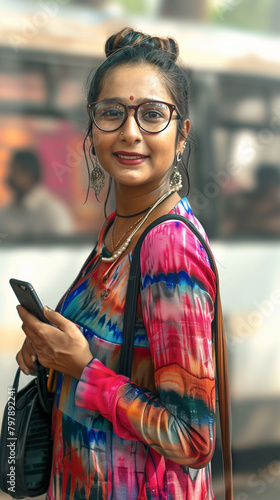 A young Indian adult, dress...