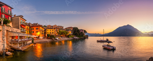 Panoramic view of Varenna photo