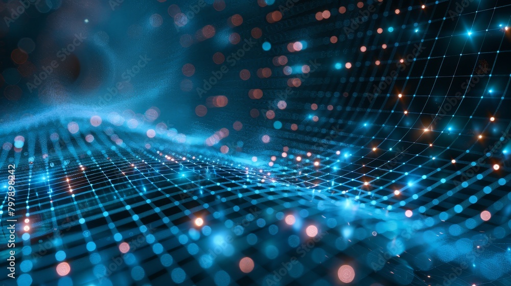 Grid Texture: A 3D vector illustration of a grid overlay effect applied to a digital image Grid Texture: A 3D vector illustration of a grid overlay effect applied to a digital image