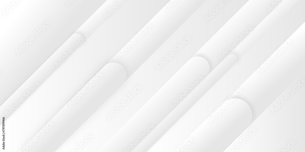 Fototapeta premium Abstract geometric pattern white and grey background. Subtle abstract background, blurred patterns. Banner design.
