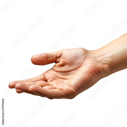 hand gestures on a transparent background