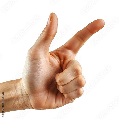 hand gestures on a transparent background