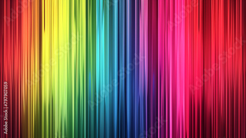 Rainbow Gradient Stripes Background in Smooth Transition 