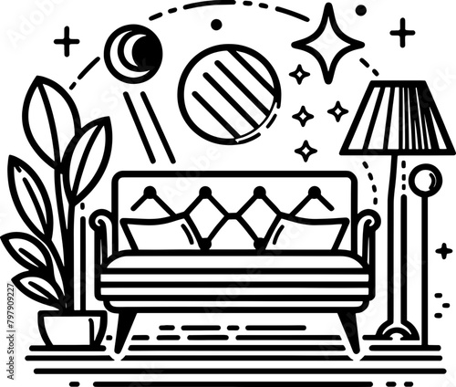 Daybed furniture icon 6