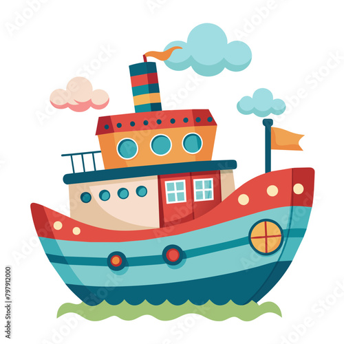 ship on the sea