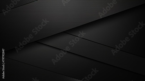This image showcases a geometric black pattern with deep dark tones creating a mysterious yet elegant feel