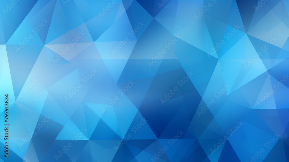 A modern and cool blue polygonal background in a sleek flat design style, bringing a fresh feel A modern and cool blue polygonal background in a sleek flat design style, bringing a fresh feel