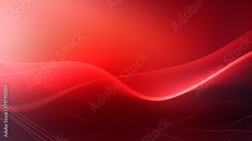 Elegant and modern design featuring smooth red waves with a dark contrasting backdrop, ideal for backgrounds and wallpapers