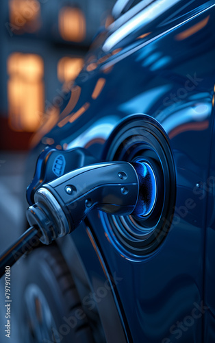 Electric vehicle charging at night