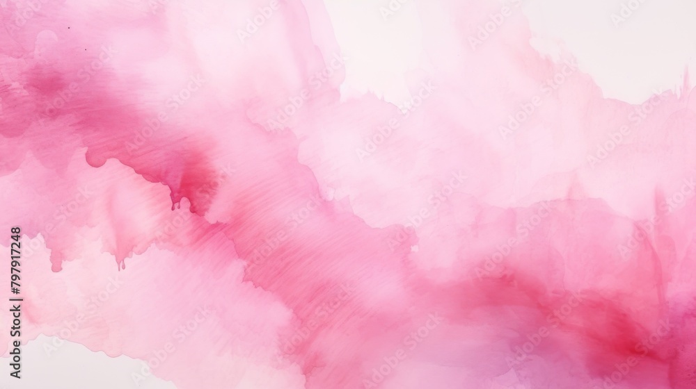Fototapeta premium Evocative pink brushstrokes create a watercolor texture perfect for expressive artworks