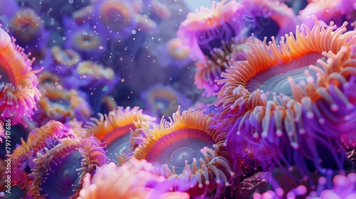 Colorful Corals Close Up