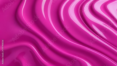 Abstract background in pink thick paint. Waves of pink paint. 