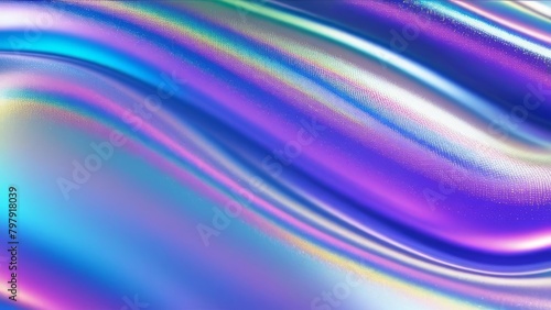 Holographic foil texture with shimmering reflections. Hologram shimmering background. 