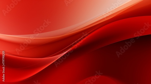 Elegant image featuring smooth waves in various shades of red creating a sense of movement and depth, perfect for a bold background