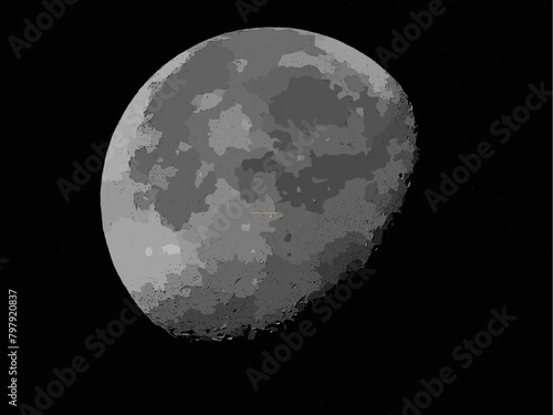 Lunar Serenity: Captivating Views of the Moon's Mystique