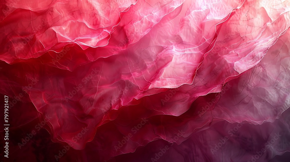 An exclusive branding backdrop with a regal ruby mist, where deep ruby tones blend into a misty, translucent overlay, creating a mysterious and elegant effect.