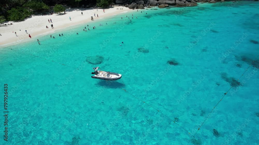 Aerial view of Similan island in Phang Nga, Thailand Aerial view of Similan island in Phang Nga, Thailand
