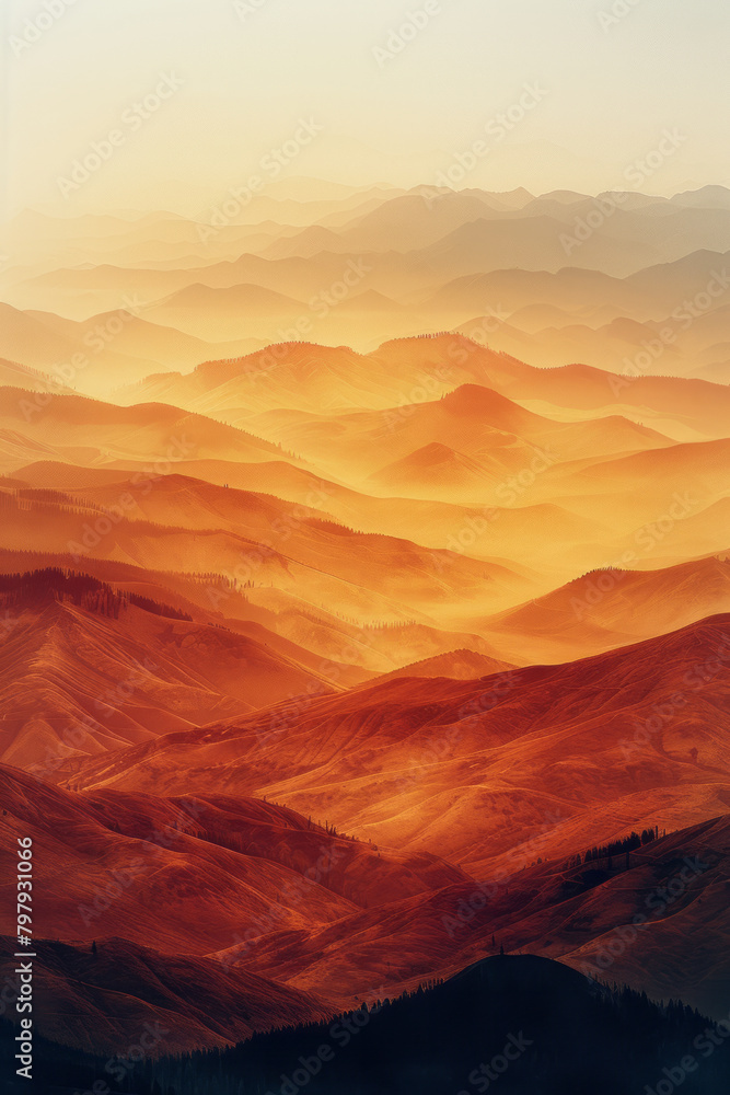 A desert-themed gradient transitioning from sandy beige to warm earth tones,