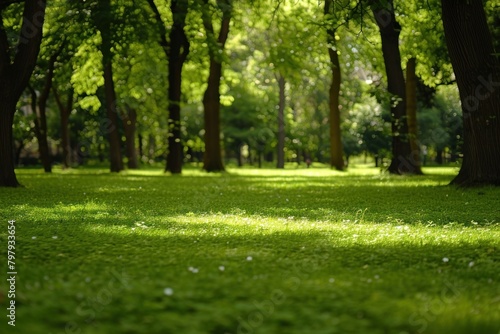 Green park landscape outdoors woodland.