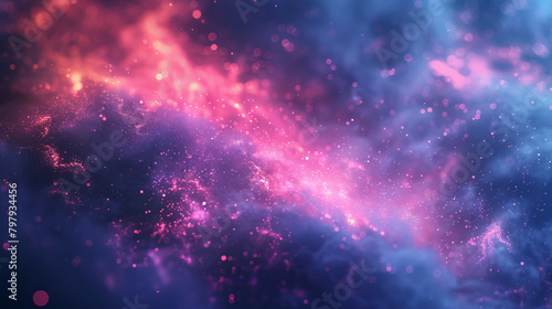 A colorful galaxy with pink  blue  and purple swirls