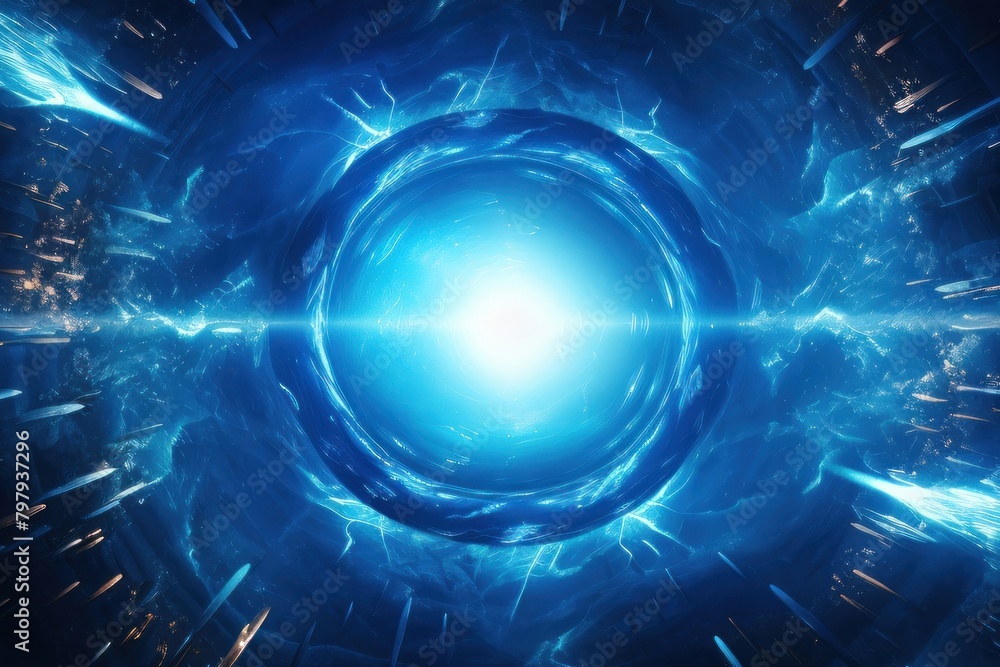 Fototapeta premium Sci-fi light effect backdrop