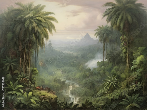 Jungle landscape