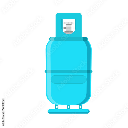 PNG, Different gas cylinders isolated on white background. Fuel storage liquefied compressed gas high pressure camping equipment set. Colorful vector illustration in flat style