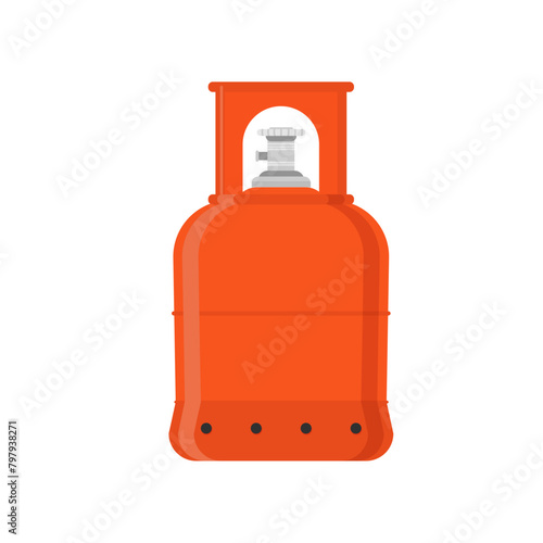 PNG, Different gas cylinders isolated on white background. Fuel storage liquefied compressed gas high pressure camping equipment set. Colorful vector illustration in flat style