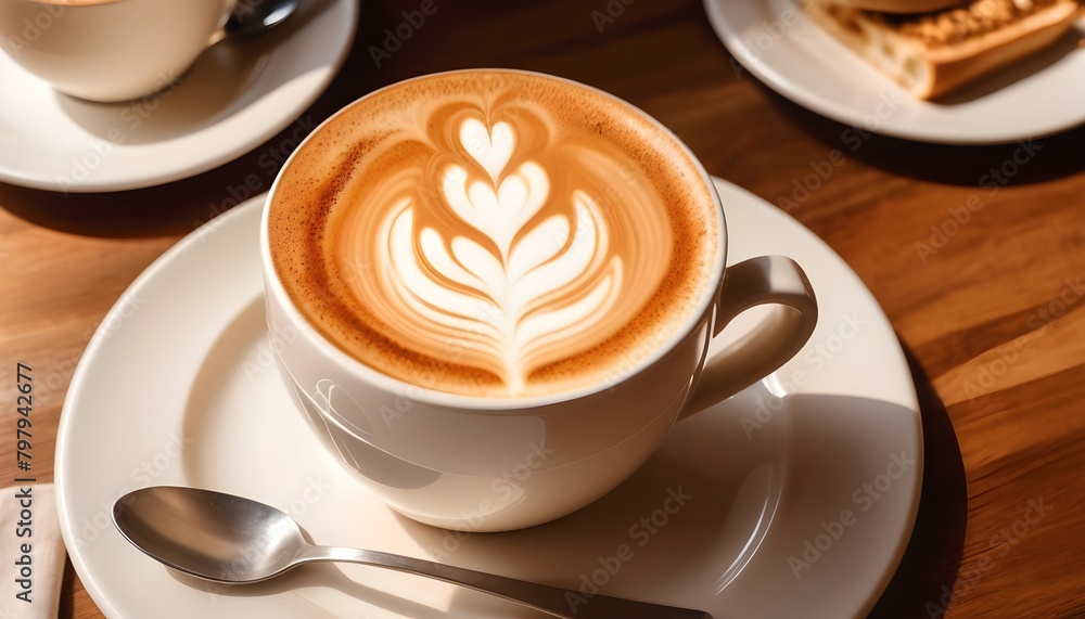 cup of coffee with beans cup of coffee with beans
