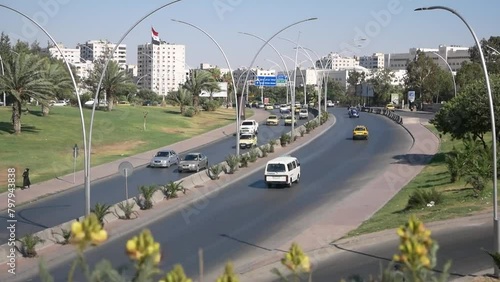 The Streets of Damascus in Syria  photo