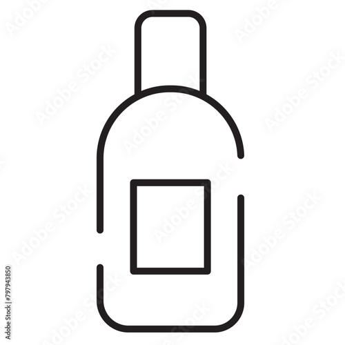 Beauty Shop Cosmetics Line Icon