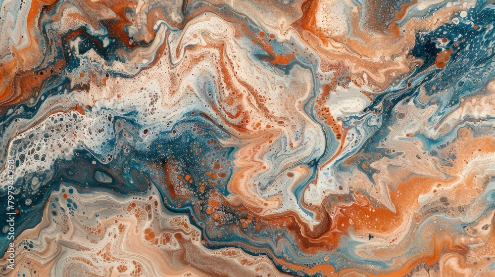 Abstract fluid art in peach, brown and blue colors with swirling patterns reminiscent of the Grand Canyon's canyon walls, Wallpaper Pictures, Background Hd Abstract fluid art in peach, brown and blue colors with swirling patterns reminiscent of the Grand Canyon's canyon walls, Wallpaper Pictures, Background Hd