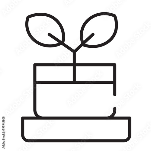 Scented Spa Yoga Line Icon