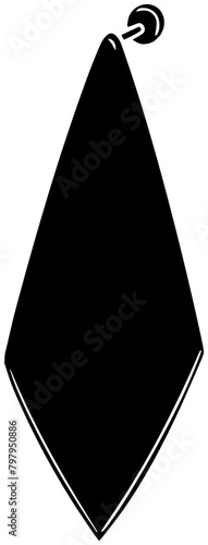 towel illustration bath silhouette bathroom logo clean icon rack outline home hygiene household object dry wall hanger holder hand shape shower cloth interior for vector graphic background