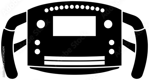 car illustration wheel silhouette race logo speed icon sport outline formula steering competition drive auto vehicle one fast automotive shape motor helmet flag for vector graphic background