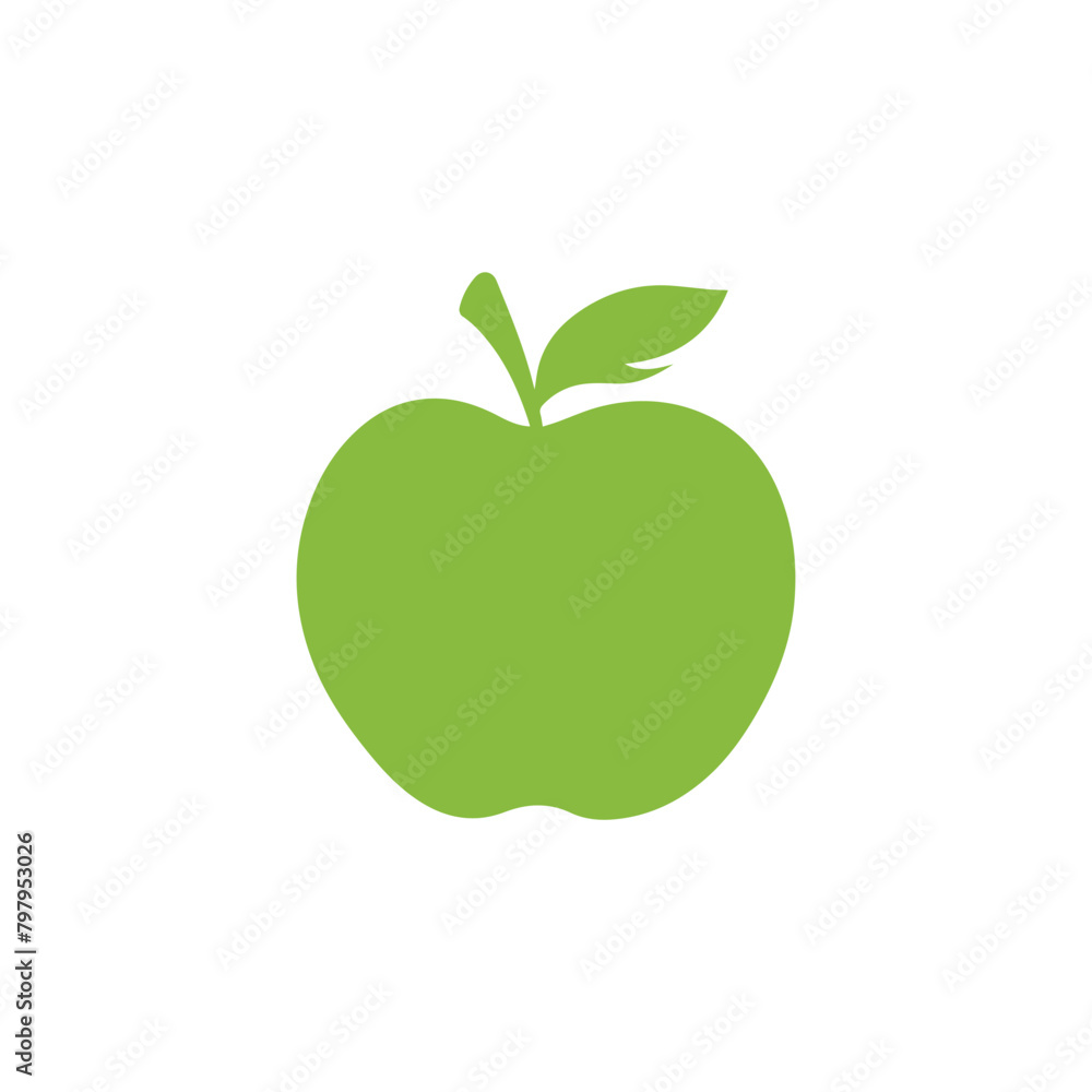 Apple food icon black vector background design. Apple food icon black vector background design.
