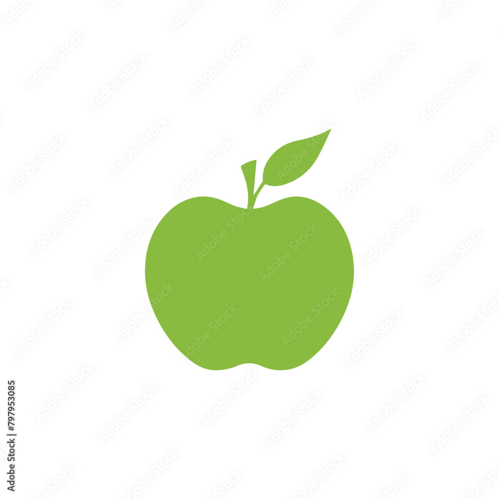 Apple food icon black vector background design. Apple food icon black vector background design.