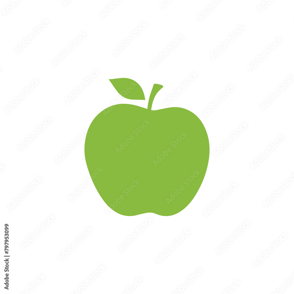 Apple food icon black vector background design. Apple food icon black vector background design.
