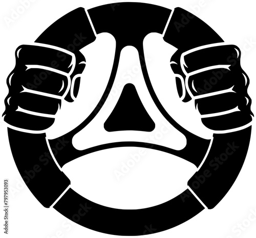 car illustration wheel silhouette race logo speed icon sport outline formula steering competition drive auto vehicle one fast automotive shape motor helmet flag for vector graphic background