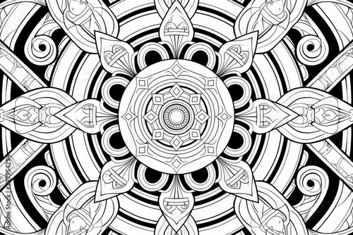 Intricate Circular Mandala Design