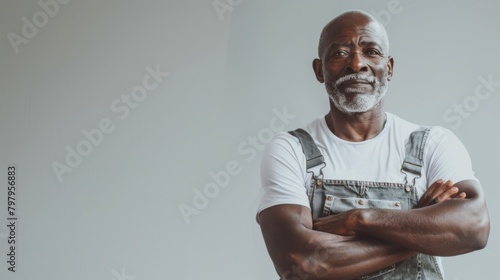 Portrait of a Confident Senior Man photo