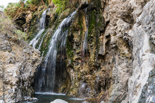 Ngaresero waterfall near Lake Natron, Tanzania